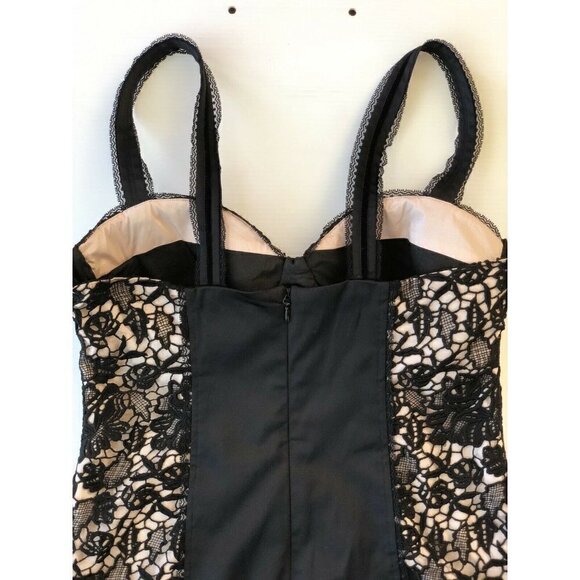 Nasty Gal Collection Womens Black Crochet Lace Dark Habits Sweet Heart Dress - Picture 7 of 12